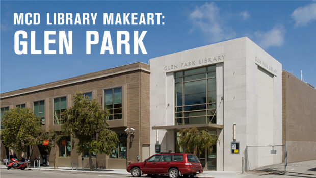 Photo of the exterior of Glen Park Library.