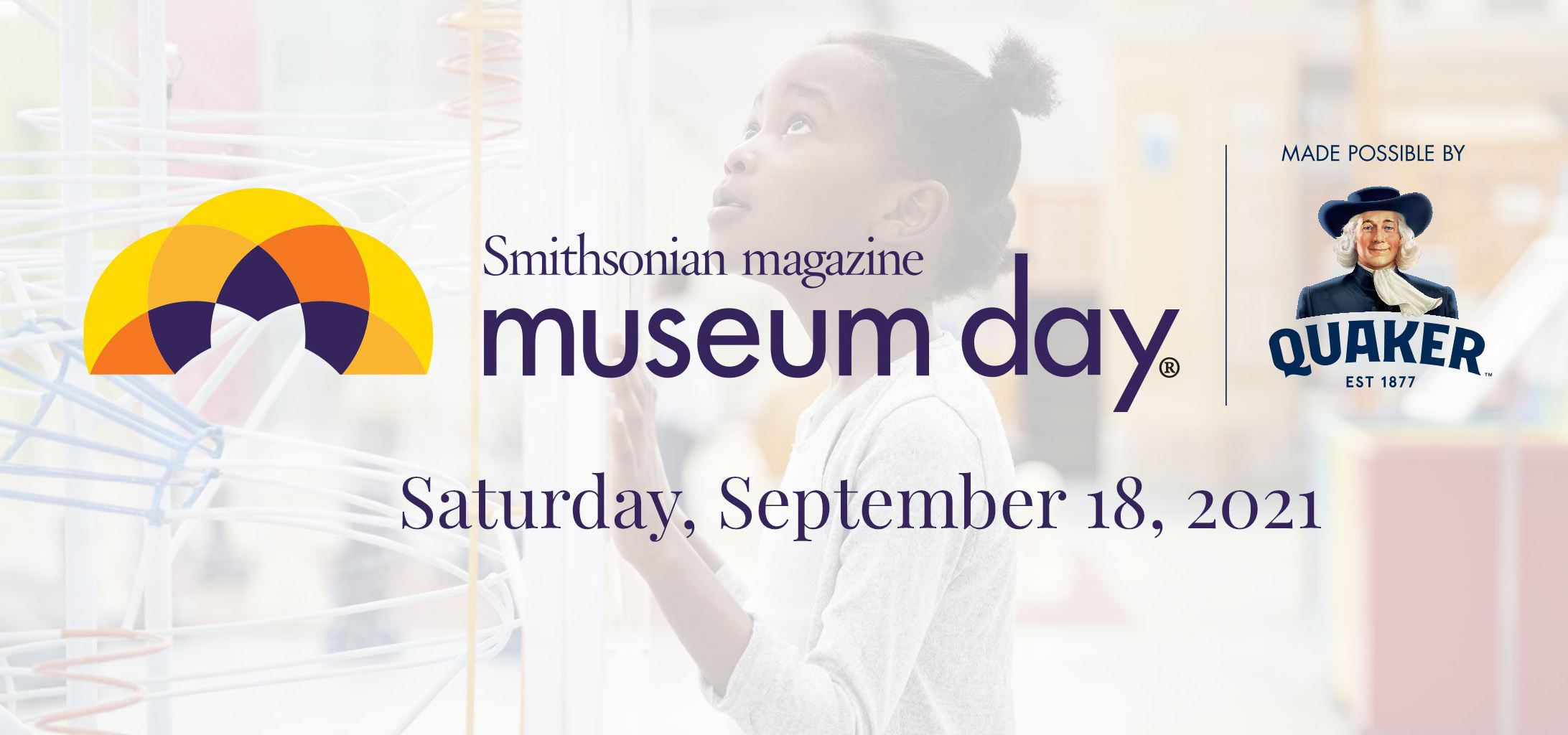 Smithsonian Magazine Museum Day logo with dates