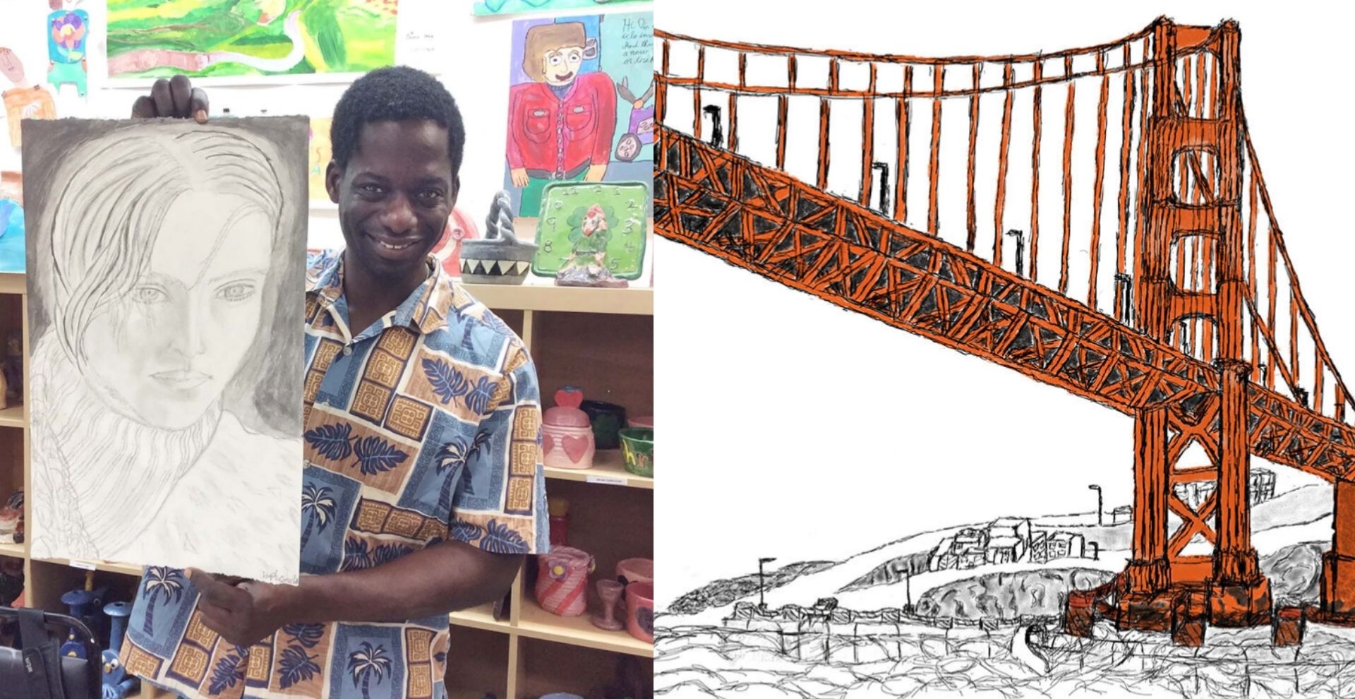 Creativity Explored Spotlight on Joseph Omolayole for MCD@Home, Museum of Craft and Design