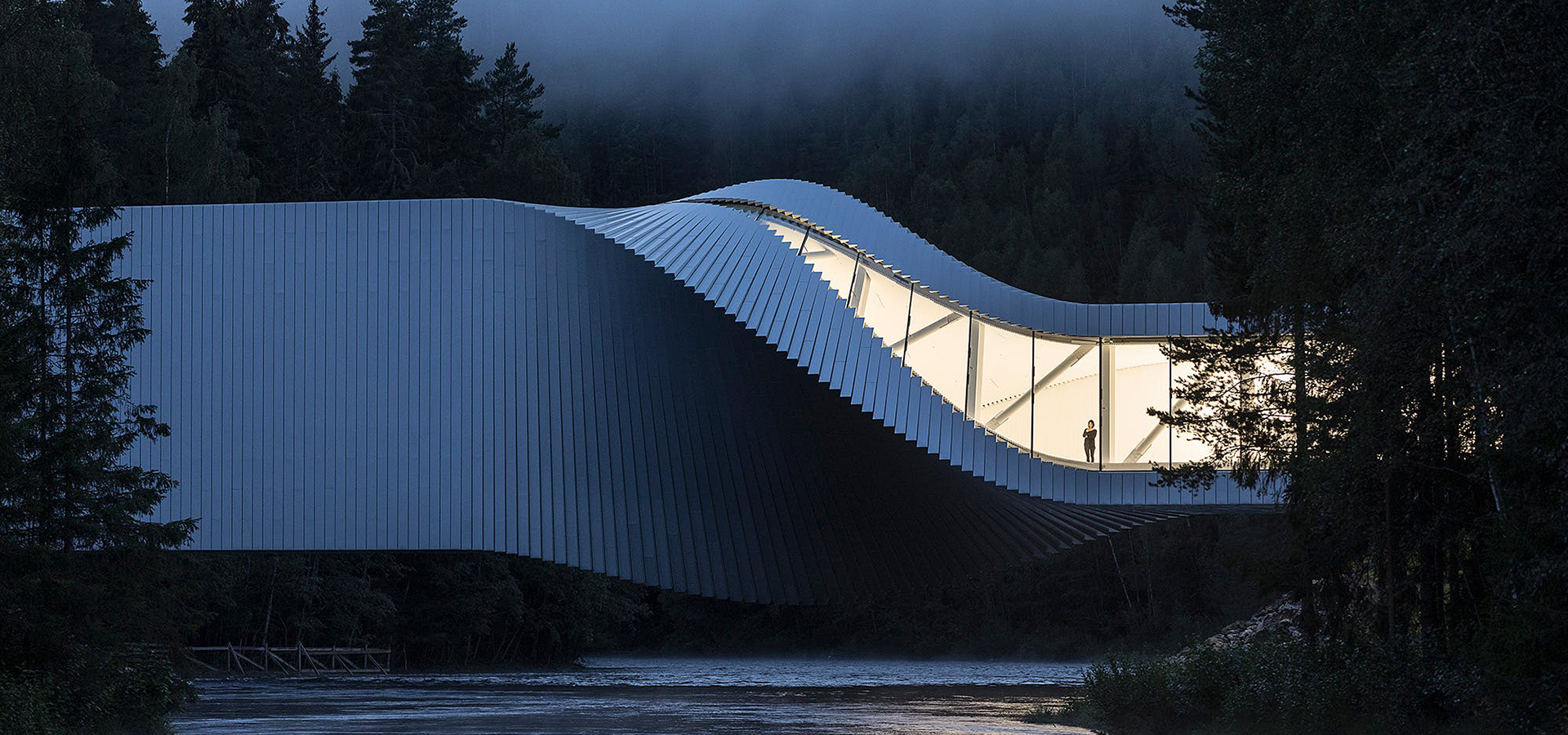 BIG’s The Twist at the Kistefos Sculptural Park in Norway