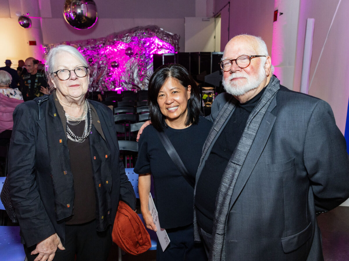 SAN FRANCISCO, CA - September 21 - Linda Hinrichs, Joy Ou and Kit Hinrichs attend Museum of Craft and Design's 2023 Mirror Ball Benefit and Auction on September 21st 2023 at Museum of Craft and Design @ 2569 3rd St, SAN FRANCISCO, CA 94107 US in San Francisco, CA (Photo - Devlin Shand for Drew Altizer Photography)