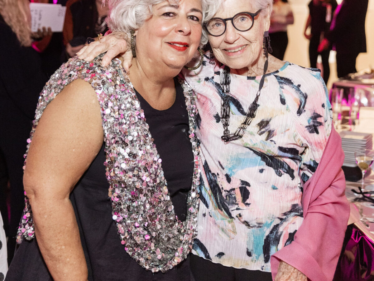 SAN FRANCISCO, CA - September 21 - JoAnn Edwards and Dorothy Saxe attend Museum of Craft and Design's 2023 Mirror Ball Benefit and Auction on September 21st 2023 at Museum of Craft and Design @ 2569 3rd St, SAN FRANCISCO, CA 94107 US in San Francisco, CA (Photo - Devlin Shand for Drew Altizer Photography)