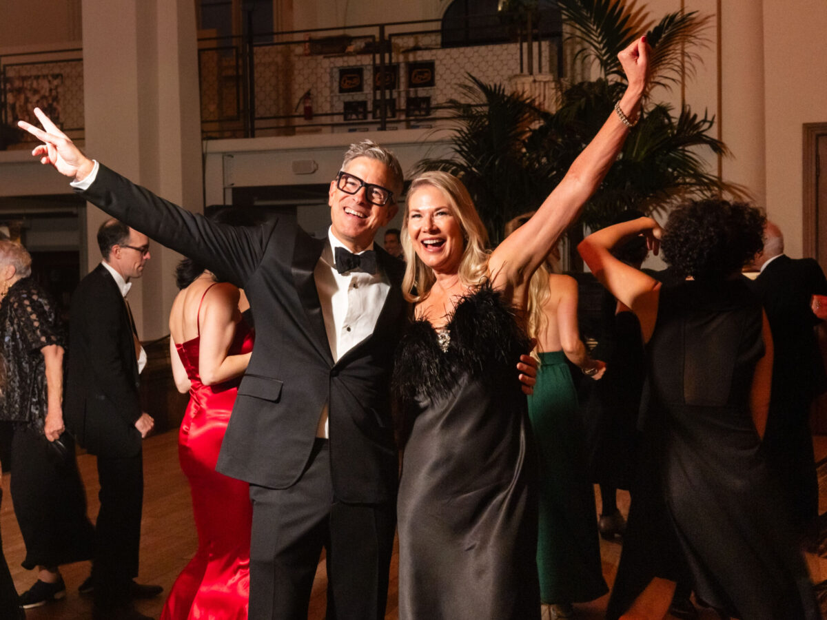 Photo of a couple at a gala