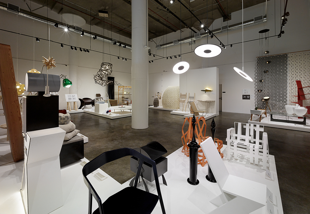 Exhibition photo of New West Coast Design at the Museum of Craft and Design