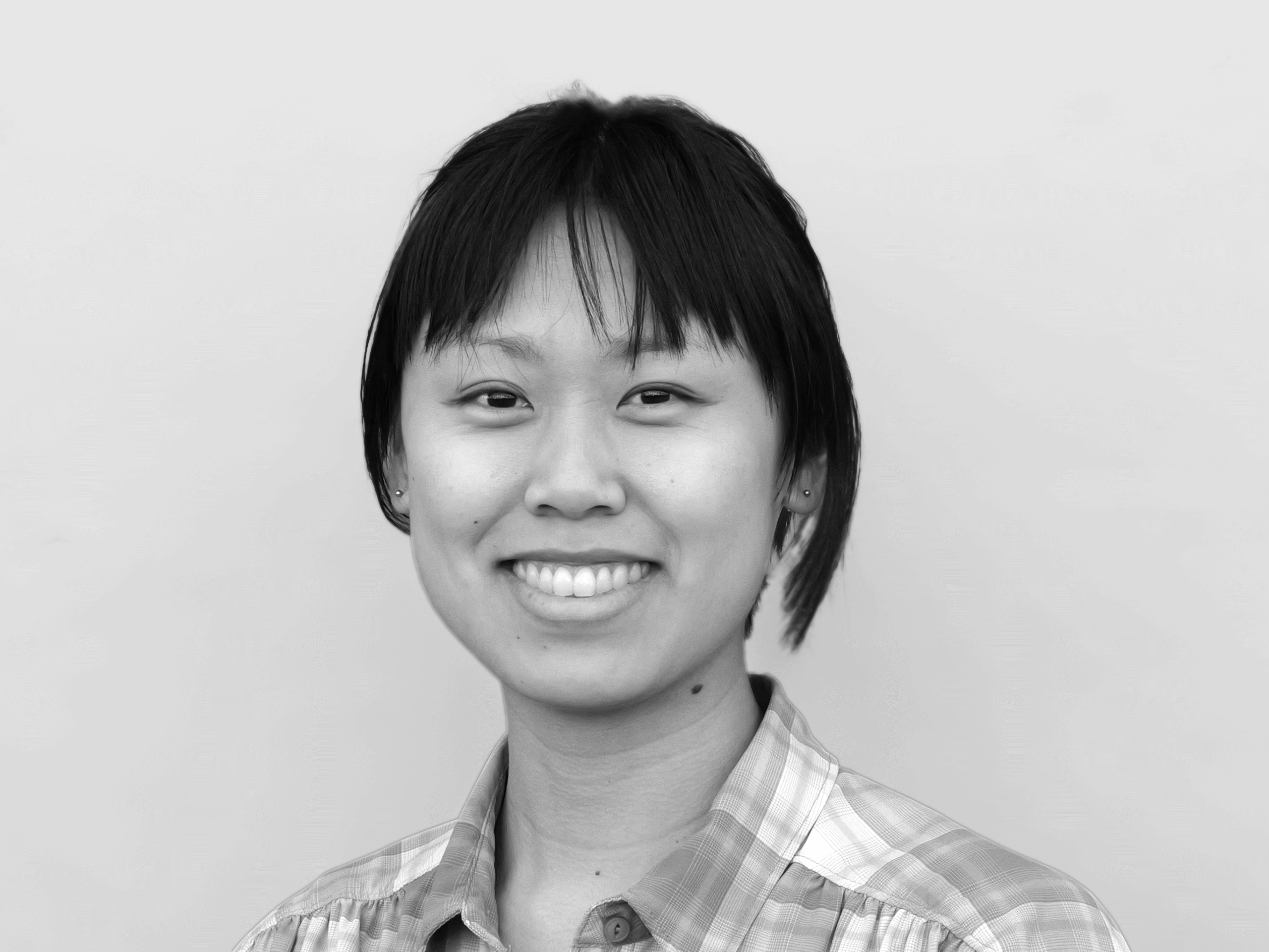 black and white photo of tiger zhou