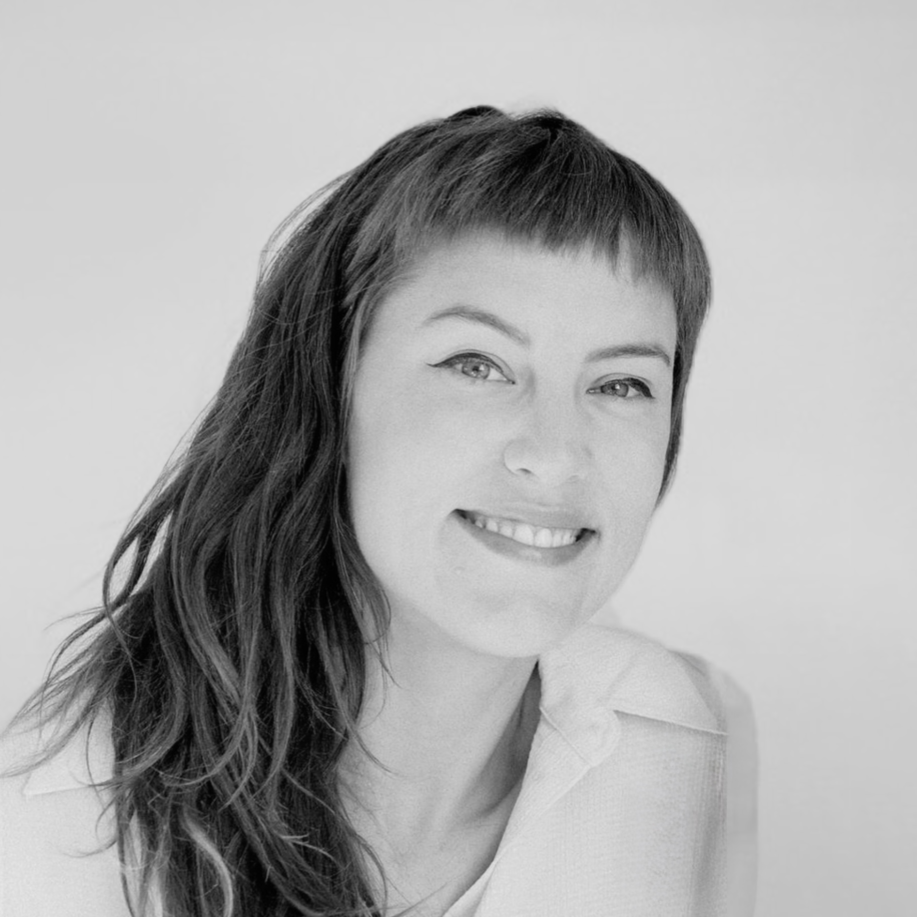black and white jess myra portrait