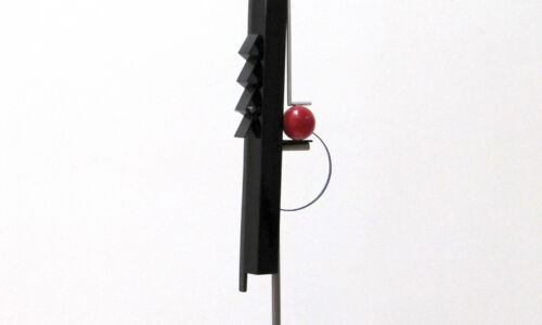 Fletcher Benton "Steel Watercolor No. 203" (2016), Painted Steel, 36" x 7" x 7". Retail Value $16,000