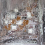Chris Ranes "Ancient Places", 72" x 46", oil/mixed media on canvas.